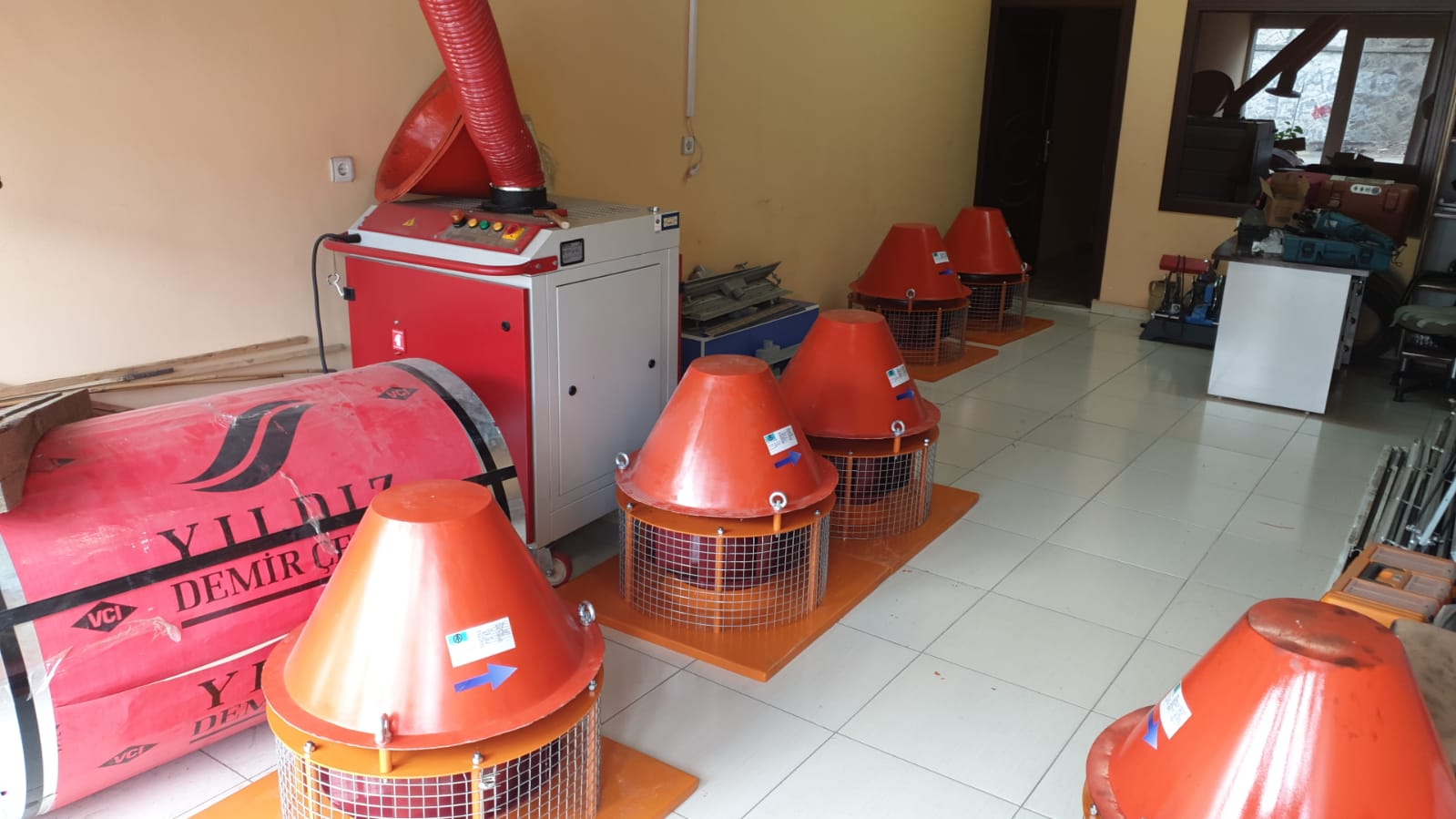 Çatı Tipi Yüksek debili Aspiratör