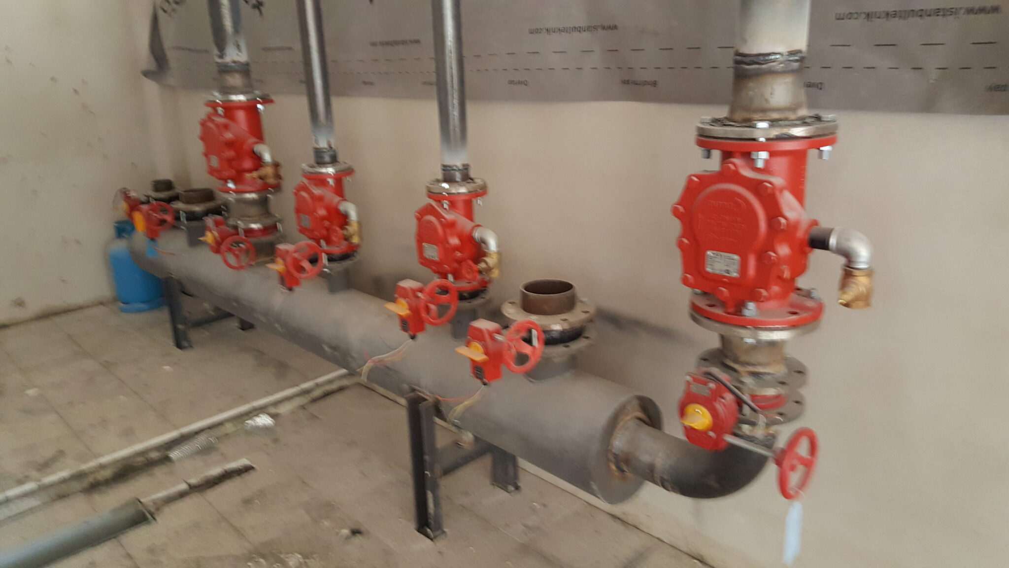 Yangın tesisatı Kollektör Uygulamsı